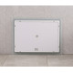 Зеркало Mixxus FLAT MR04-80x60 с LED Touch, Anti-fog, димером, регулировкой яркости, часами (MI6928