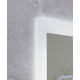 Зеркало Mixxus FLAT MR04-80x60 с LED Touch, Anti-fog, димером, регулировкой яркости, часами (MI6928