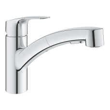 Смеситель для кухни с выдвижным изливом Grohe Eurosmart New
