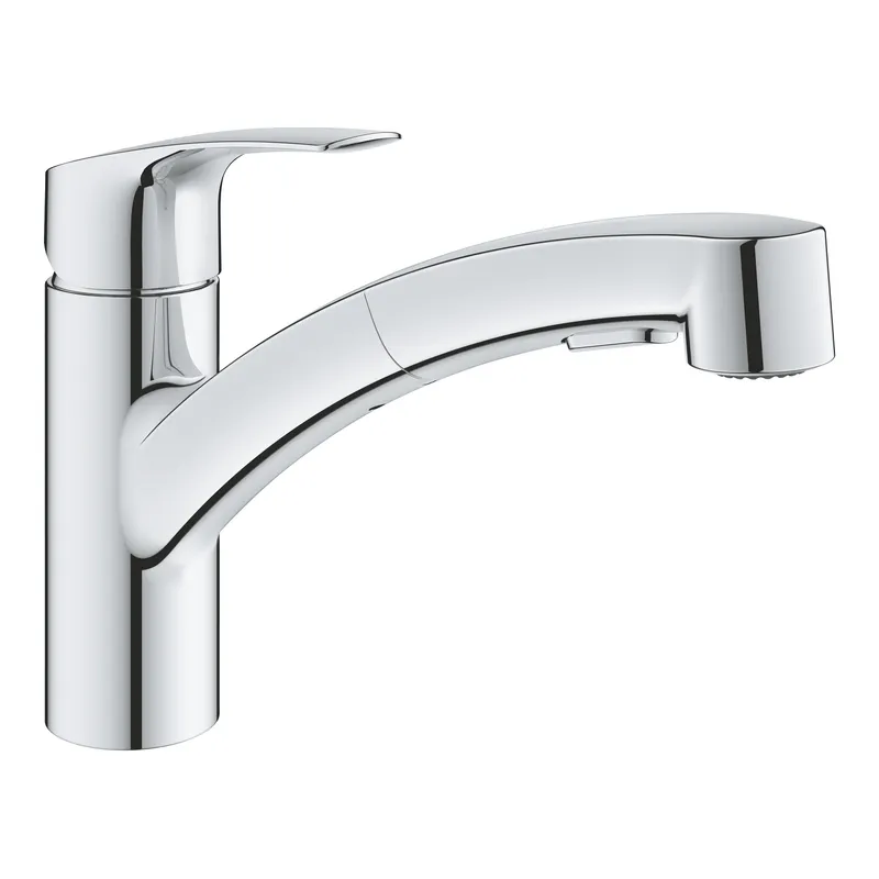 Смеситель для кухни с выдвижным изливом Grohe Eurosmart New