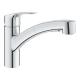 Смеситель для кухни с выдвижным изливом Grohe Eurosmart New