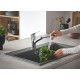 Смеситель для кухни с выдвижным изливом Grohe Eurosmart New
