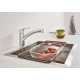 Смеситель для кухни с выдвижным изливом Grohe Eurosmart New