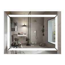 Дзеркало Mixxus Light MR01-80x60 (годинник, LED-підсвітка, антизапотівання)
