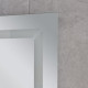 Зеркало Mixxus Light MR01-80x60 (часы, LED-подсветка, антизапотевание)