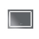 Зеркало Mixxus Light MR01-80x60 (часы, LED-подсветка, антизапотевание)