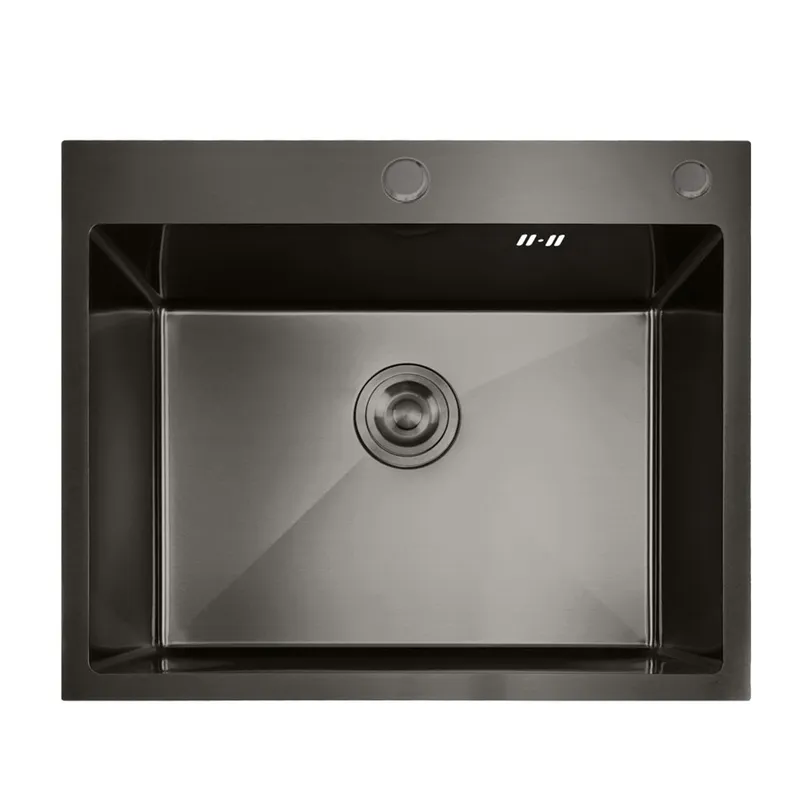 Мойка Mixxus MH5843 Nano-Black из нерж. стали (цвет графит)