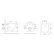 Унитаз подвесной Mixxus Premium Ellipse-0303-R Black 520x365x360mm, система смыва RIMLESS
