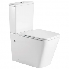 Унітаз-компакт Mixxus Premium Quadro-0402-R 675x390x855мм, система змиву RIMLESS