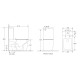Унитаз-компакт Mixxus Premium Quadro-0402-R 675x390x855mm, система смыва RIMLESS