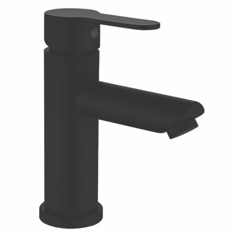 Смеситель для умывальника Zerix DAX-001-A Black с нерж. стали SUS304