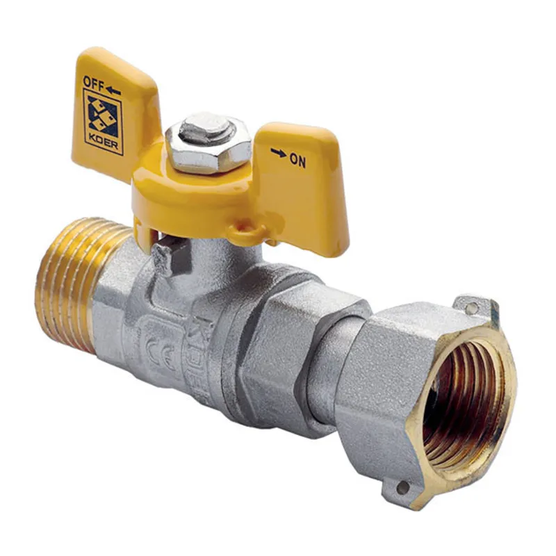 Кран с накидной гайкой 3/4" ГШБ газ Koer KR.220.G