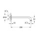 Душевой кронштейн Grohe (286 мм)