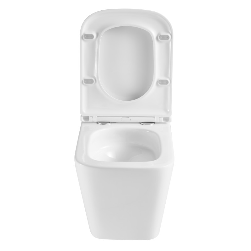 Подвесной унитаз Mixxus Premium Quadro-0301-T3 490x340x360mm, система смыва TORNADO 3.0