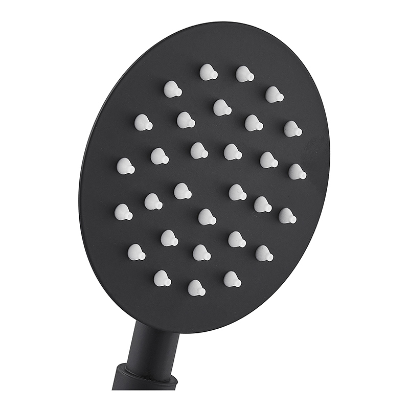 Лейка для душа Mixxus SH-01.SUS Black из нерж. стали