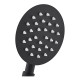 Лейка для душа Mixxus SH-01.SUS Black из нерж. стали
