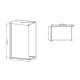 Душова перегородка Mixxus Premium FLAT SP02-90x200-TR Black Walk-In прозоре скло 8мм