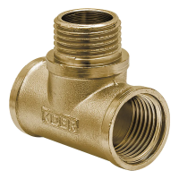Тройник Koer KF.T06FMF.WN 1/2'' ВНВ (без никеля)