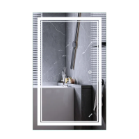Зеркало Mixxus Premium QUADRO MR20-50x80-REVERSE (LED Touch, Anti-fog, димер)