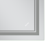 Зеркало Mixxus Premium QUADRO MR20-50x80-REVERSE (LED Touch, Anti-fog, димер)