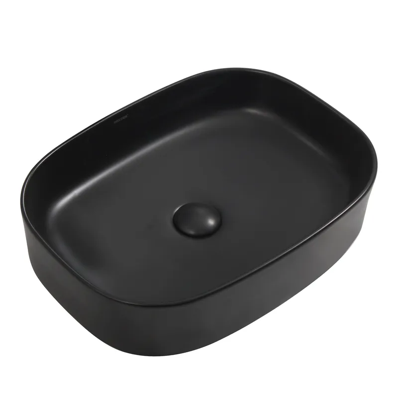 Раковина накладная Mixxus Premium BEVEL-0103 BLACK 510х370х120mm
