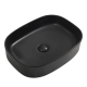 Раковина накладная Mixxus Premium BEVEL-0103 BLACK 510х370х120mm