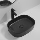 Раковина накладная Mixxus Premium BEVEL-0103 BLACK 510х370х120mm