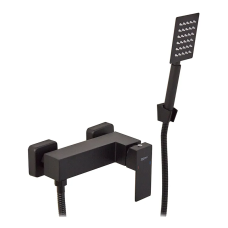 Смеситель для душу Zerix KUB-003 Black із нержавіючої сталі SUS304 (Колір чорний)
