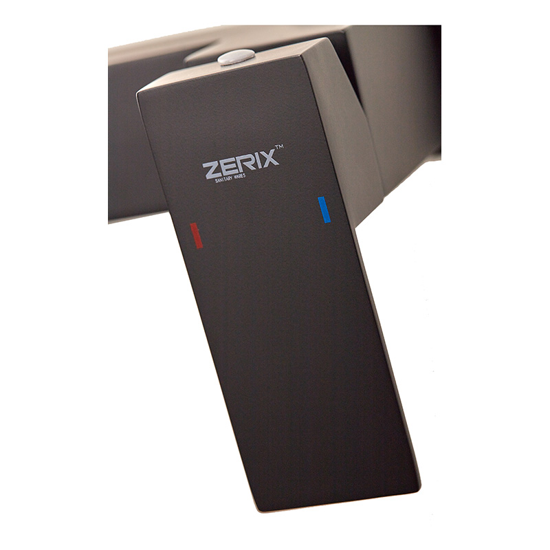 Смеситель для душа Zerix KUB-003 Black из нерж. стали SUS304 (Цв. черный)