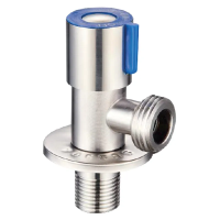 Кран для подключения сантехприборов Mixxus VAL-03-1/2x3/4 с нерж. стали (синий)