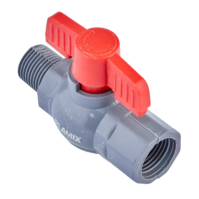 Кран шаровой Plamix PVM-1/2" FM PVC
