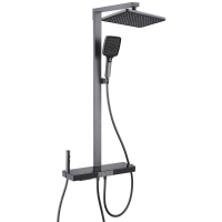Душевая колонна с термостатическим смесителем Mixxus Premium Next-009-J Graphite, 4 режима