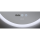 Зеркало Mixxus PLAIN MC10-80 с LED Touch, Anti-fog, димером, регулировкой яркости, часами