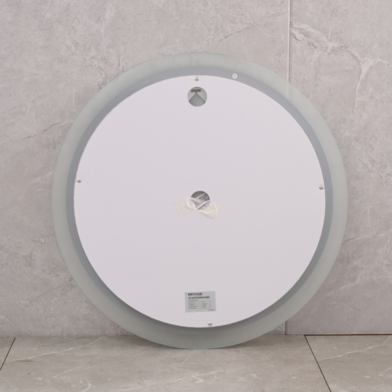 Зеркало Mixxus PLAIN MC10-80 с LED Touch, Anti-fog, димером, регулировкой яркости, часами
