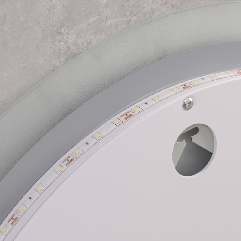 Зеркало Mixxus PLAIN MC10-80 с LED Touch, Anti-fog, димером, регулировкой яркости, часами