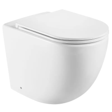 Унітаз підлоговий безбачковий Mixxus Premium ELLIPSE-0701-T1 570х365х410мм, система змиву TORNADO 1.