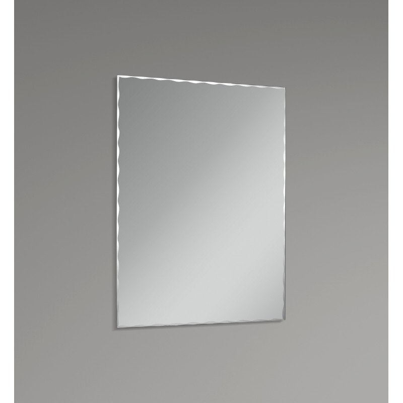 Зеркало настенное Zerix KUBIX MRZ06-450x600-REVERSE прямоугольное с декором