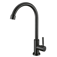 Кран для холодной воды MIXXUS MONO-01.SUS BLACK из нерж. стали