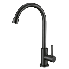 Кран для холодної води MIXXUS MONO-01.SUS BLACK з нерж. сталі
