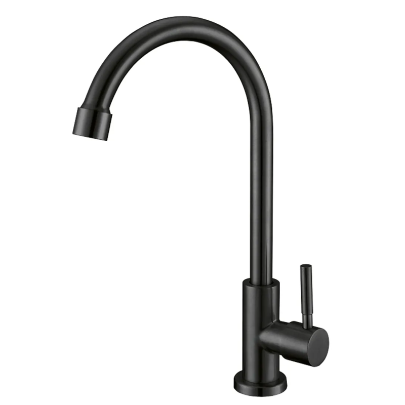 Кран для холодной воды MIXXUS MONO-01.SUS BLACK из нерж. стали