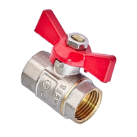 Кран шаровый Waterpro WP602-15FFW - 1/2" ГГБ (стальная бабочка)