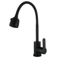 Смеситель для кухни Zerix DAX-011 Black Reflector с нерж. стали SUS304