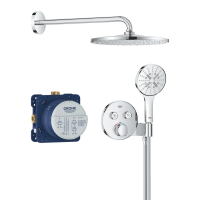 Скрытая душевая система с Rainshower Mono 310 Grohe Grohtherm SmartControl