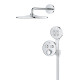 Скрытая душевая система с Rainshower Mono 310 Grohe Grohtherm SmartControl