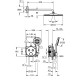 Скрытая душевая система с Rainshower Mono 310 Grohe Grohtherm SmartControl