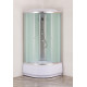 Бокс душевой без гидромассажа Mixxus STRONG SB01-90x90x215-FB SATIN с высоким поддоном