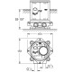 Встраиваемая часть напольного смесителя Grohe