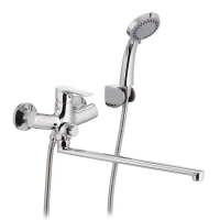 Смеситель для ванны Mixxus Premium PUSH Chr-006 (перекл. кнопкой)