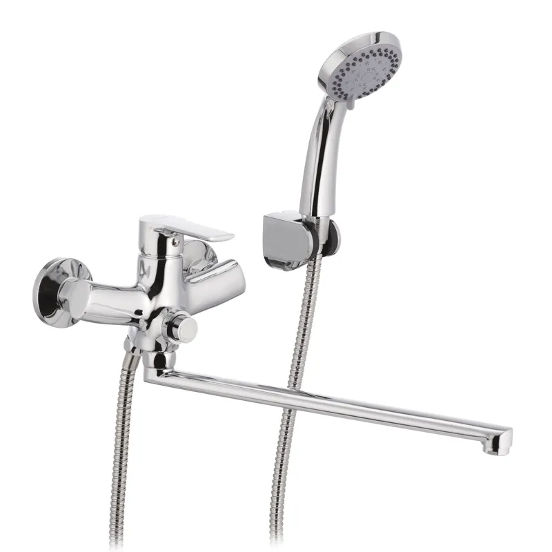 Смеситель для ванны Mixxus Premium PUSH Chr-006 (перекл. кнопкой)