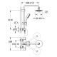 Душова система з термостатом для душу Grohe New Tempesta Cosmop. System